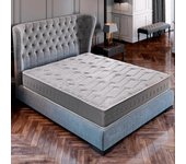 Colchón viscoelástico royal sleep ceramic plus, 25 cm, hilo carbono y biocerámico, regenerador, firmeza alta, 135x200