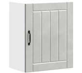 Armario de pared cocina lucca madera contrachapada gris cemento