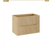 Mueble de lavabo - l.80 x al.57 x pr.45,8 cm - crema