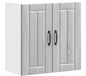Armario de pared cocina lucca madera contrachapada gris sonoma