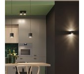 Aplique cilindro negro para bombilla g9 - silamp