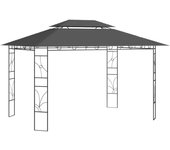 Maison exclusive - cenador gris antracita 4x3x2,7 m 160 g/m²