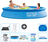 Paquete de piscina - intex - alrededor - 305x305x61 cm + accesorios a872