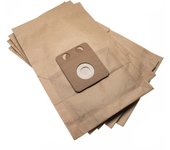Vhbw 5x bolsa compatible con nilfisk vp600 series aspiradora - papel, 34,55 cm x 22,4 cm marrón