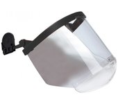 Visor protector facial acoplable a casco safetop perfo-combi ac.
