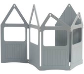 Zigzag house - casita de juegos plegable (color gris)