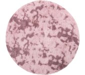 Alfombra de pelo largo navarra rosa polvoriento 100x100 cm
