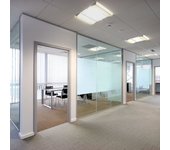 Películas para ventanas esmeriladas con diseño de rayas de pvc