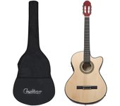 Set de guitarra occidental 12 pzas con ecualizador y 6 cuerdas