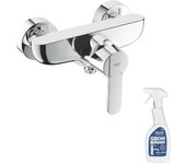 Grohe quickfix get mezclador de ducha mecánico + limpiador grohclean
