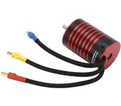 Gtskytenrc 2838 motor sin escobillas de alta torsión de 4 polos, pieza de coche rc negra y roja para (3200 kv)