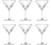 Juego de 6 vasos de coctel - elysia, 220 ml