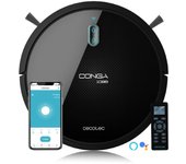 Cecotec robot aspirador conga serie 1099 connected. 1400 pa aspira barre friega y pasa la mopa cepillo especial mascotas mando a distancia