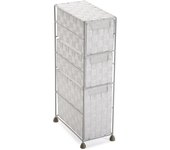 Mueble auxiliar polipropileno (28 x 57 x 15,5 cm) mostaza