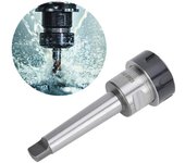 Portabrocas de pinza de acero de alta velocidad para torno cnc, vástago para fresadora mta2-er25