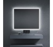 Inda - pirano+ espejo led 100x80cm esmerilado regulable en luz e intensidad