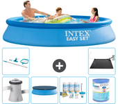 Paquete de piscina - intex - alrededor - 305x305x61 cm + accesorios a839
