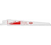 Pack de 5 sierras de sable hcs acero (bosch s 644 d) largo 150 mm; paso 4,2 mm ruko 33189245