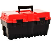 Caja de herramientas de plástico 462x256x242 mm rojo