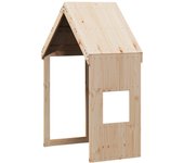 Techo de cama infantil madera maciza pino 55x84x132 cm