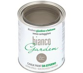 Chalk paint grigio tortora pintura para exteriores biancogarden restaura el jardín y el balcón sin pintar y sin acabado