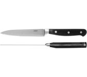 6x cuchillos profesionales para bistec texas de filo dentado h&h