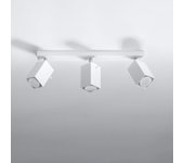 Lámpara de techo briow 3 led blanco con bombilla 4000k - 45x6x16cm sollux