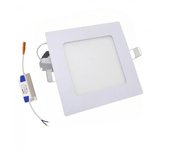 Foco led empotrable cuadrado blanco 6w cct - 3000k/4000k/6500k - silumen