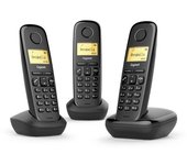 Gigaset wireless phone a170 trio black (l36852-h2802-d211)