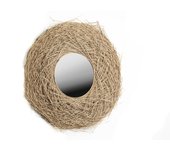 Espejo nido rattan