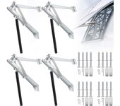 4 uds abridores de ventilación automáticos, abridor automático de ventanas de invernadero, accesorios de invernadero, abridor de resorte doble