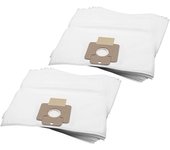 Vhbw 20x bolsa aspiradora compatible con nilfisk supreme lcd, 100, 150, 250 aspiradora - vellón micro, 44 cm x 36 cm, blanco
