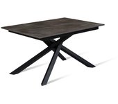 Pulse - mesa extensible (140/190 x 90 cm) en melamina negra