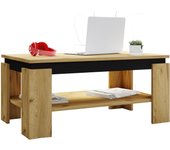 Mesa de centro de madera rolas