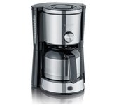 Cafetera de goteo 8 tazas,severin, cafetera de filtro, con jarra de termo de 1l, ka 4845