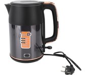 Hervidor eléctrico de 1,8 l, tetera de acero inoxidable de 1500 w, calentador de agua, apagado automático, protección contra ebullición en seco.