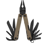Multiherramienta leatherman rebar® - 17 funciones - coyote - ligera multiusos