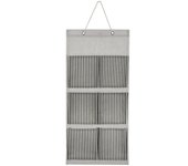 Organizador multiusos versa negro de pared 56 x 26 cm