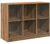 Aparador | aparador de comedor | armario de cocina madera de ingeniería roble artiasian 102x37x75,5 cm cfw70454