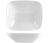 H&h new kyoto set 6 platos, porcelana blanca, 18x16cm