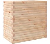 Jardinera madera maciza de pino 70x40x68,5 cm