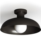 Lampara de techo - plafón negro - sine