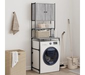 Mueble lavadora sonoma gris 68x48,5x194 cm