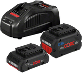 Batería bosch 1 batería procore 18v 4,0 ah + 1 batería procore 5,5 ah + cargador gal 1880 cv - 1600a0214a
