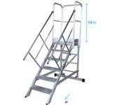 Escalera ktl max plataforma móbil 45º 10 escalones