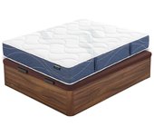 Pack colchón flex habana 160x200 + canapé abatible flex madera 25 nogal (montaje incluido)