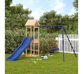 Maison exclusive - parque infantil de exterior madera maciza de pino