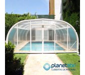 Cubierta de piscina carla eco para piscina de 5 x 10