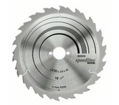 Blade de sierra circular speedline wood. 160 x 20 x 2.4 mm.