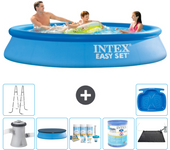 Paquete de piscina - intex - alrededor - 305x305x61 cm + accesorios a847